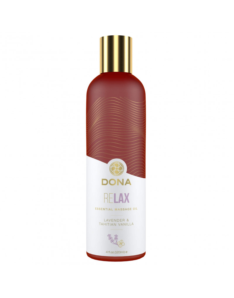 Dona Relax - vegán masszázsolaj - levendula-vanília (120ml)