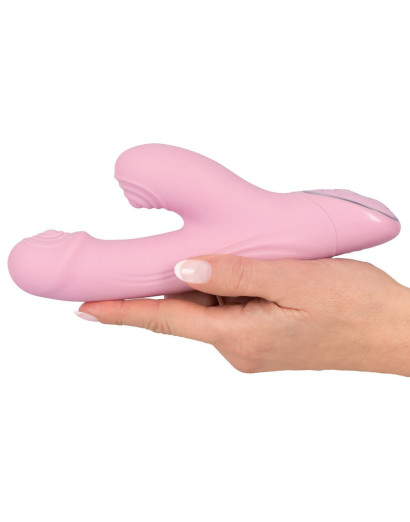 SMILE Thumping G-Spot Massager - pulzáló, masszírozó vibrátor (pink)