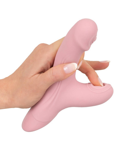 SMILE Thumping G-Spot Massager - pulzáló, masszírozó vibrátor (pink)