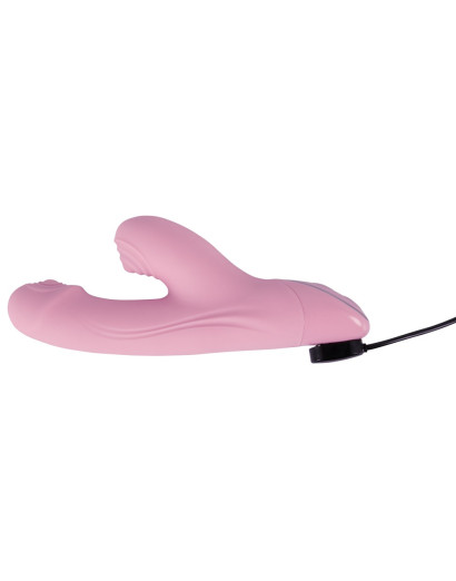 SMILE Thumping G-Spot Massager - pulzáló, masszírozó vibrátor (pink)