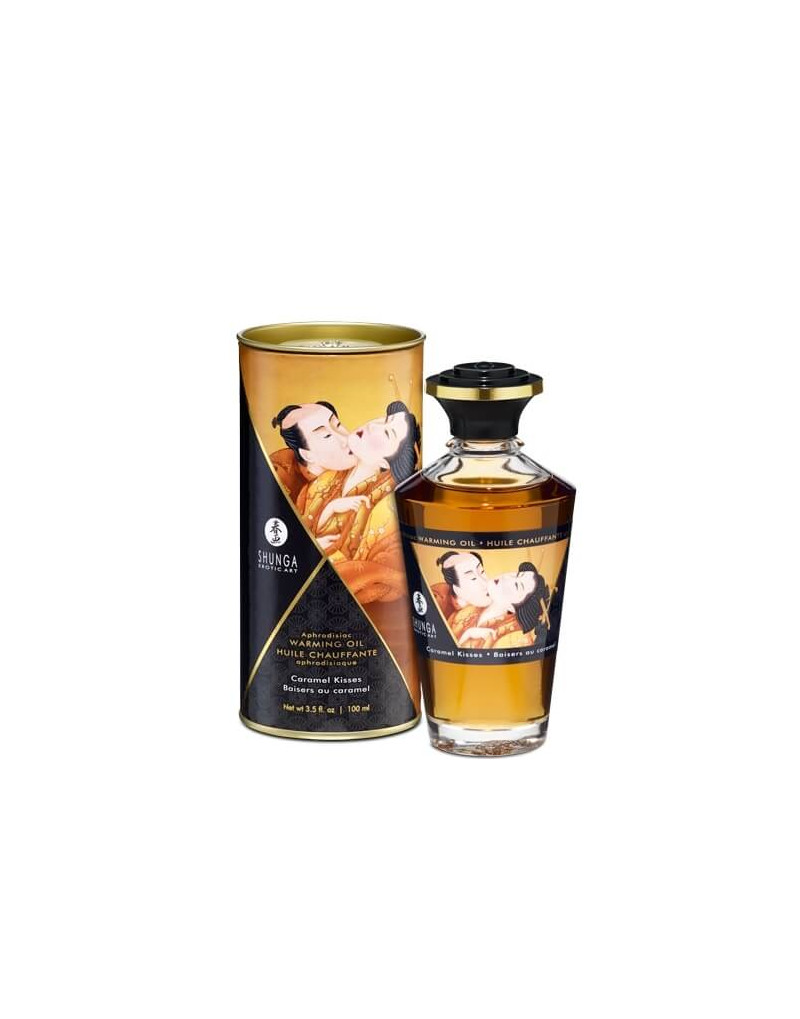 Shunga - melegítő hatású masszázsolaj - karamell (100ml)