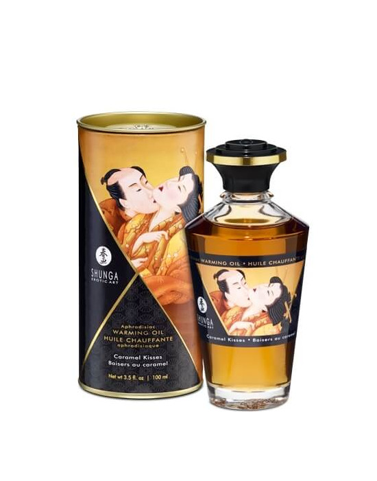 Shunga - melegítő hatású masszázsolaj - karamell (100ml)