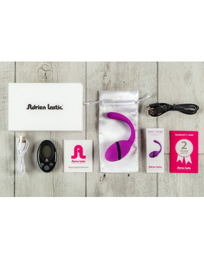 Adrien Lastic Smart Dream - akkus, rádiós vibrotojás (lila)