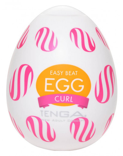 TENGA Egg Curl - maszturbációs tojás (1db)
