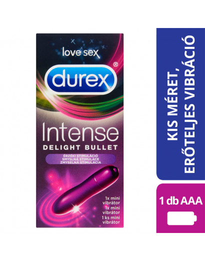 Durex Intense Delight Bullet - mini rúdvibrátor (lila)