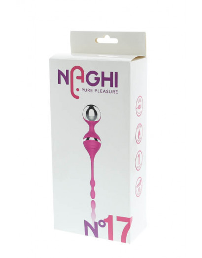 Naghi No. 17 - akkus, vibrációs gésagolyó (pink)