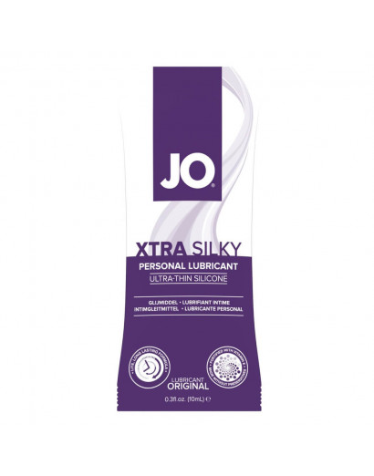 System JO Xtra Silky - szilikonos síkosító E-Vitaminnal (10ml)