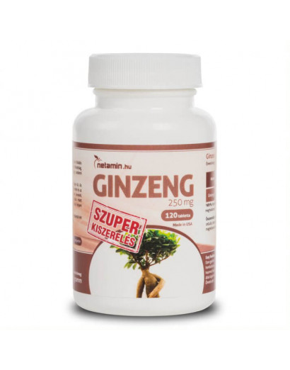 Netamin Ginzeng 250mg - étrendkiegészítő kapszula (40db)