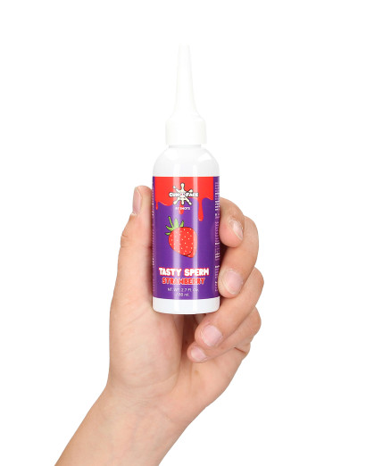 Cumface - vízbázisú műsperma síkosító eper ízben (80 ml)