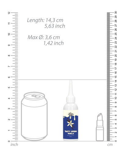 Cumface - vízbázisú műsperma síkosító vanília ízben (80 ml)