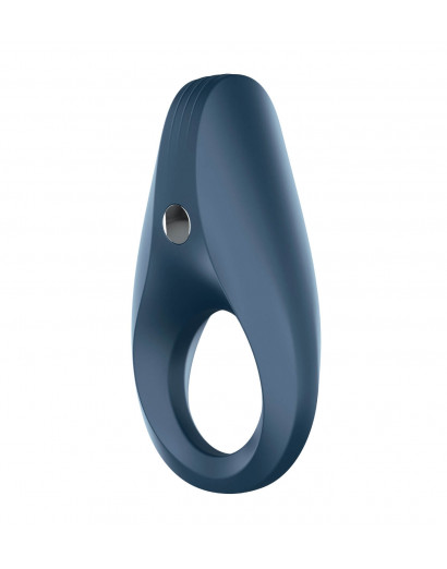 Satisfyer Rocket Ring - vízálló, akkus, vibrációs péniszgyűrű (szürkés-kék)