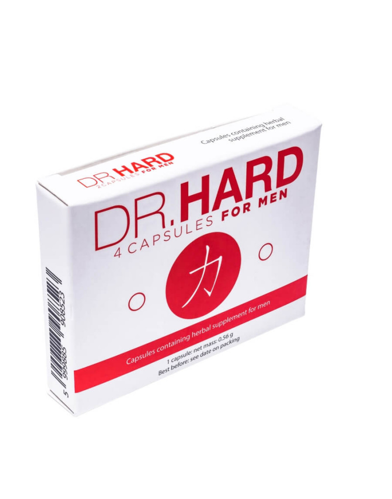 Dr. Hard - erős, étrend-kiegészítő kapszula férfiaknak (4db)
