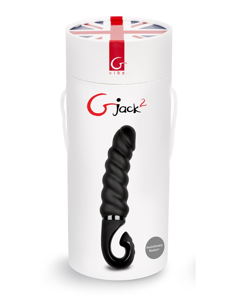 Gvibe G-jack 2- akkus, vízálló szilikon vibrátor (fekete)