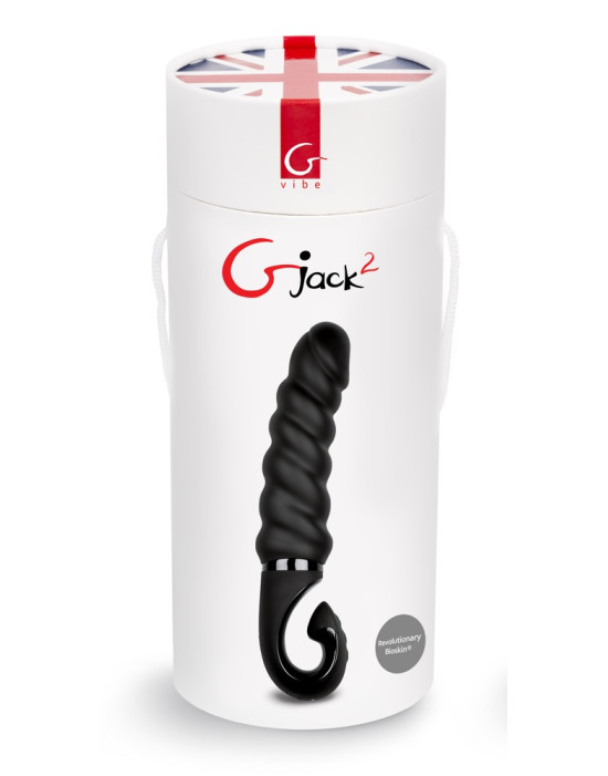 Gvibe G-jack 2- akkus, vízálló szilikon vibrátor (fekete)