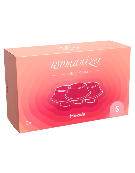 Womanizer Premium Eco - pótszívóharang szett - pink (3db)