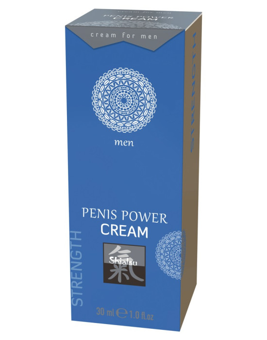 HOT Shiatsu Penis Power - stimuláló intim krém férfiaknak (30ml)