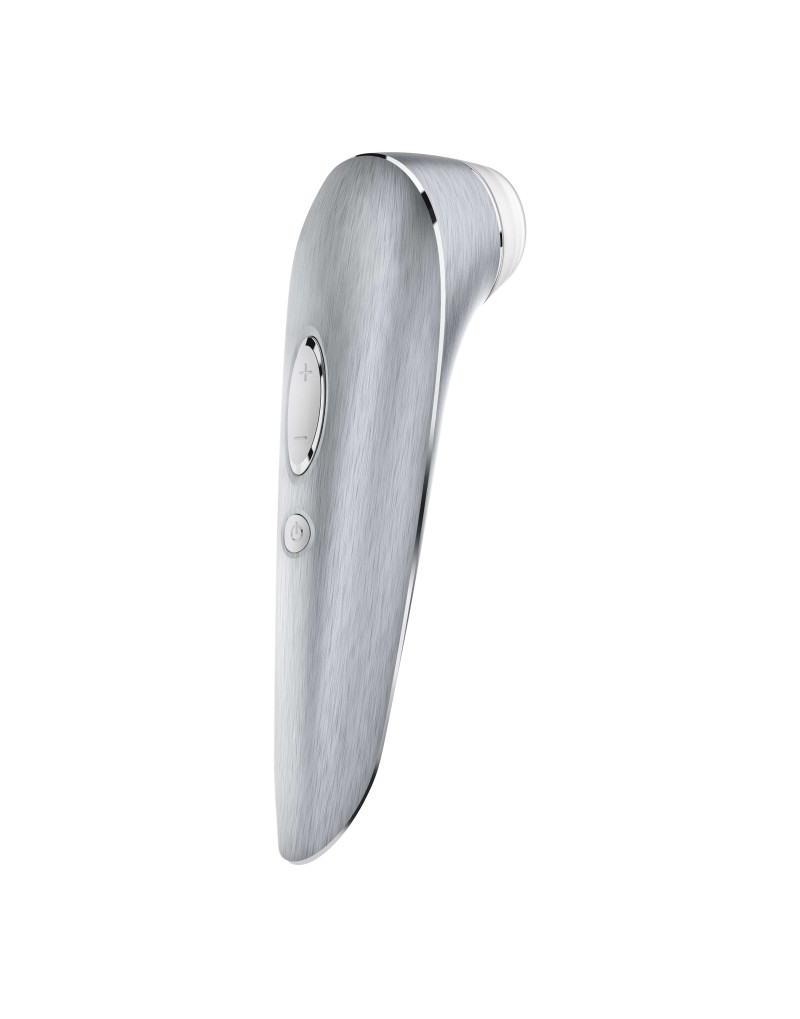 / Satisfyer Luxury High Fashion - léghullámos csiklóizgató (ezüst)