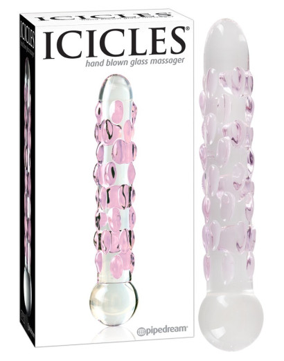 Icicles No. 7 - gyöngyös üveg dildó