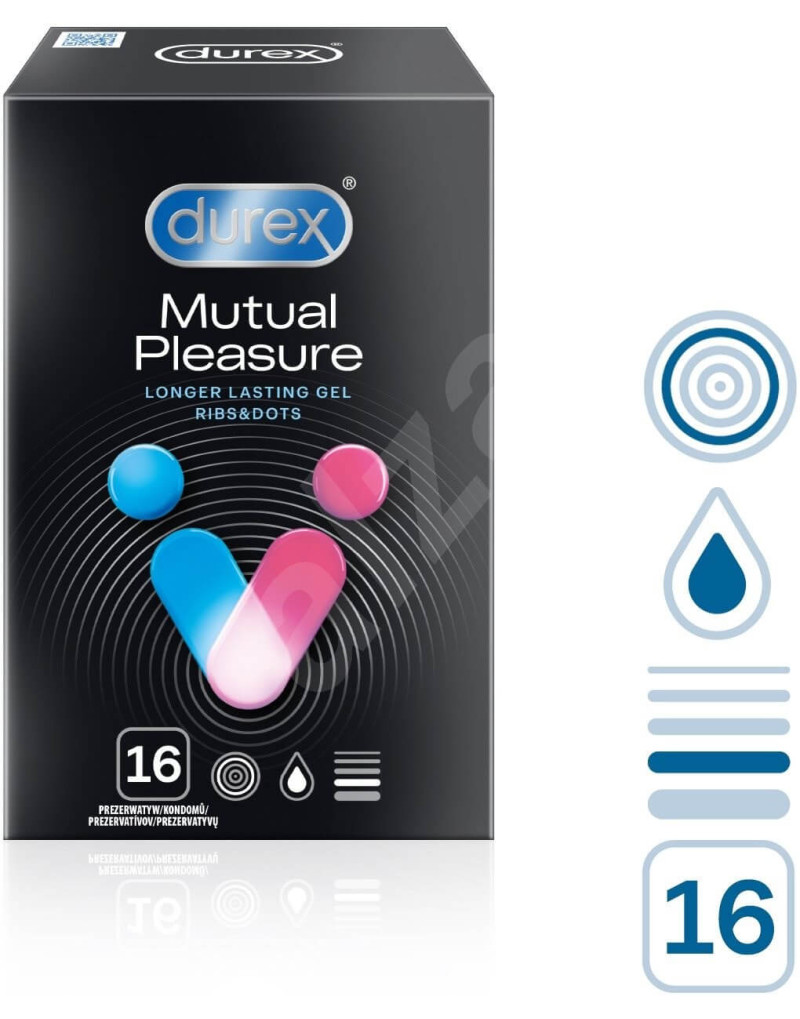 Durex Mutual Pleasure - késleltető óvszer (10db)