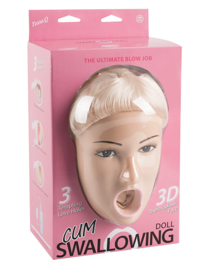 Tessa - guminő, 3D arccal