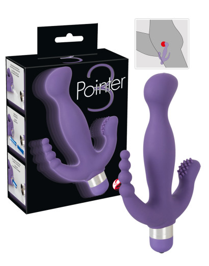 You2Toys - Pointer - Hármas élvezet vibrátor (lila)