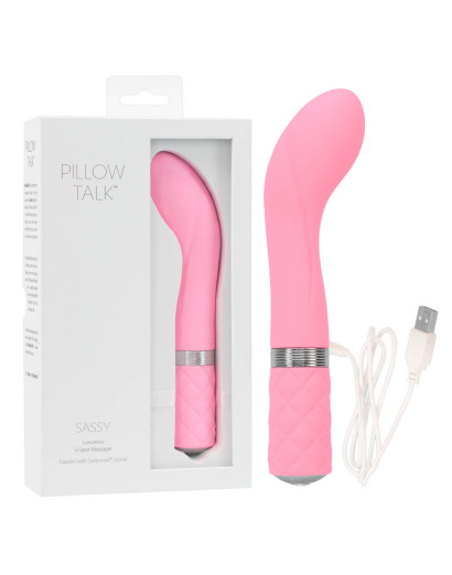 Pillow Talk Sassy - akkus G-pont vibrátor (pink)