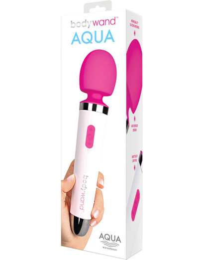 Bodywand Aqua Wand - vízálló masszírozó vibrátor (fehér-pink)