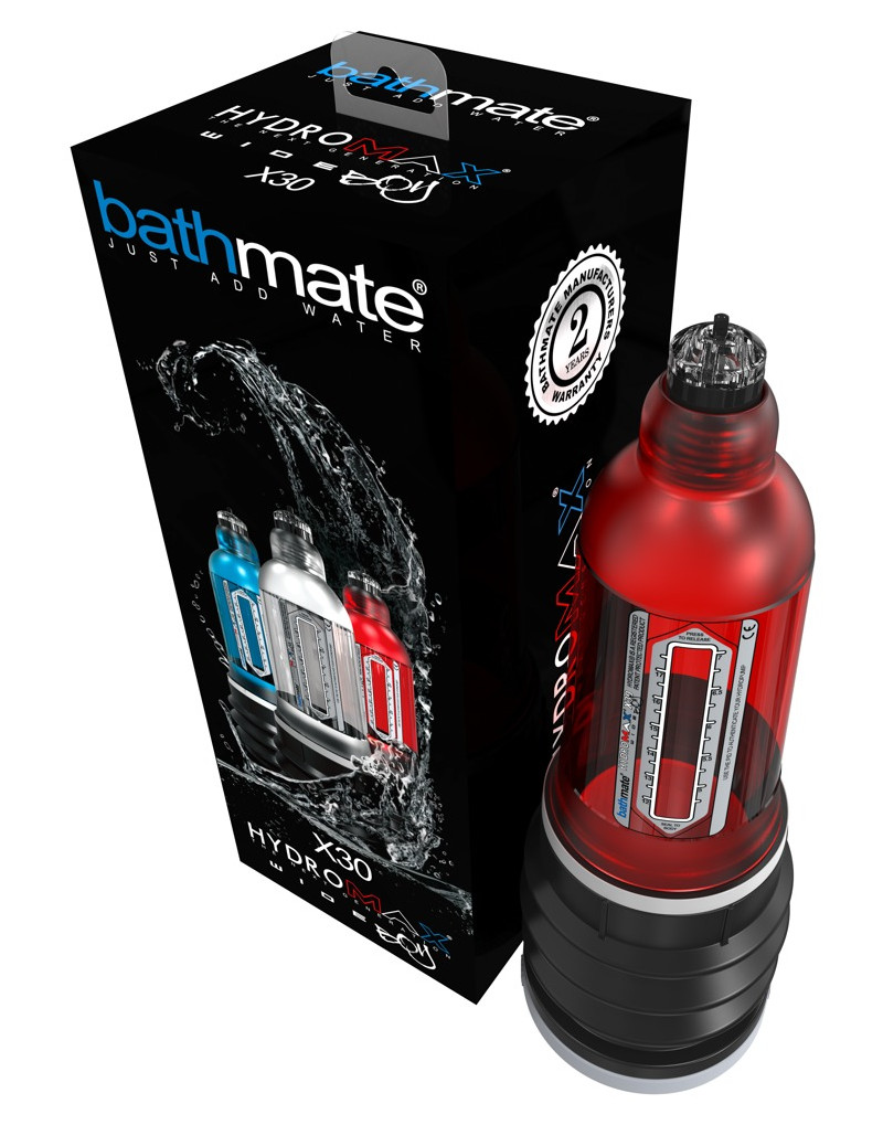 Bathmate Hydromax 7 Wide - Hydropumpa (piros)