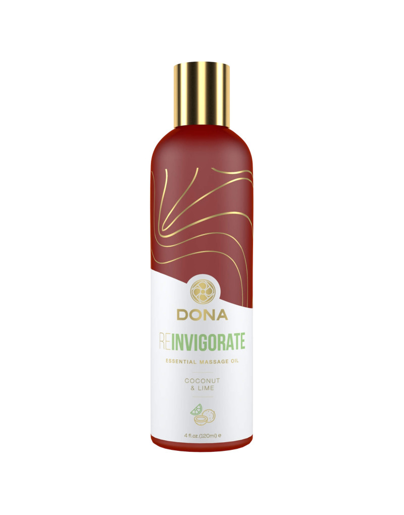 Dona Reinvigorate - vegán masszázsolaj - kókusz-lime (120ml)