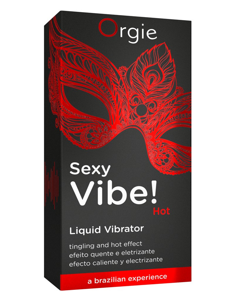 Orgie Sexy Vibe HOT - epres, melegítő folyékony vibrátor (15ml)