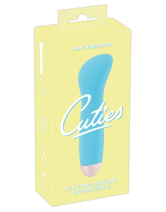 Cuties Mini Blue - akkus, G-pont vibrátor (türkiz)