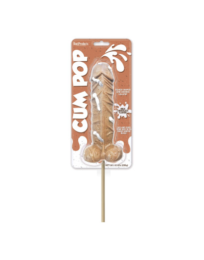 Cum Cock Pop - péniszes GIGA nyalóka (295g) - tejcsokis