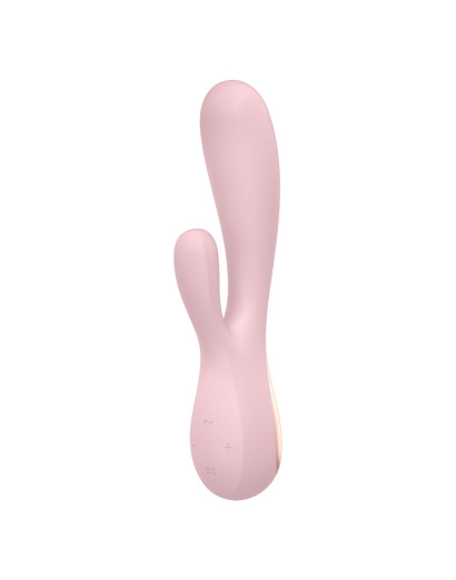 Satisfyer Mono Flex - okos vízálló vibrátor (halvány pink)