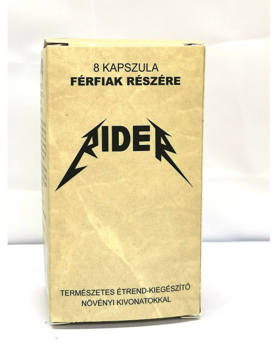 Rider - természetes étrend-kiegészítő férfiaknak (8db)