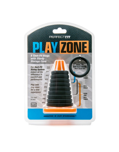 Play Zone - pénisz-, heregyűrű és nyújtó szett (9 részes)