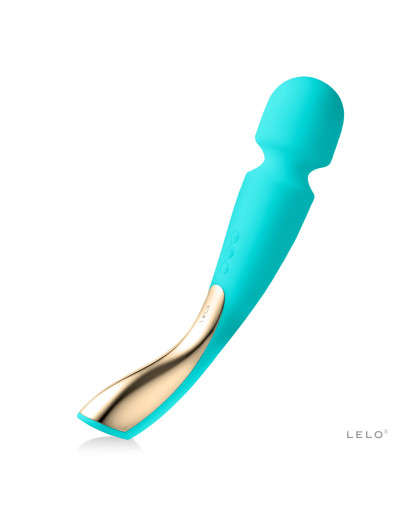 LELO Smart Wand 2 - nagy - akkus, masszírozó vibrátor (türkiz)