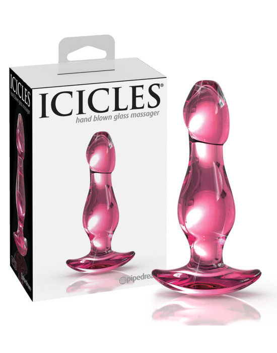 Icicles No. 73 - péniszes anál dildó (pink)