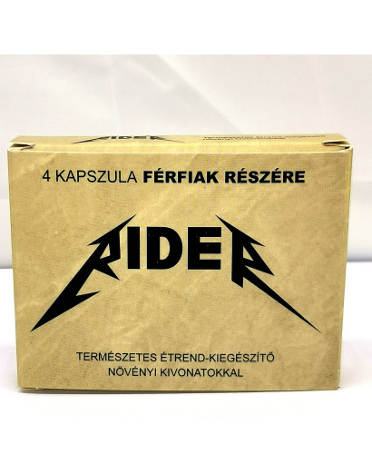 Rider - természetes étrend-kiegészítő férfiaknak (4db)