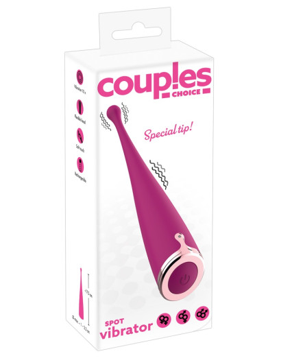 Couples Choice - akkus csiklóvibrátor (pink)