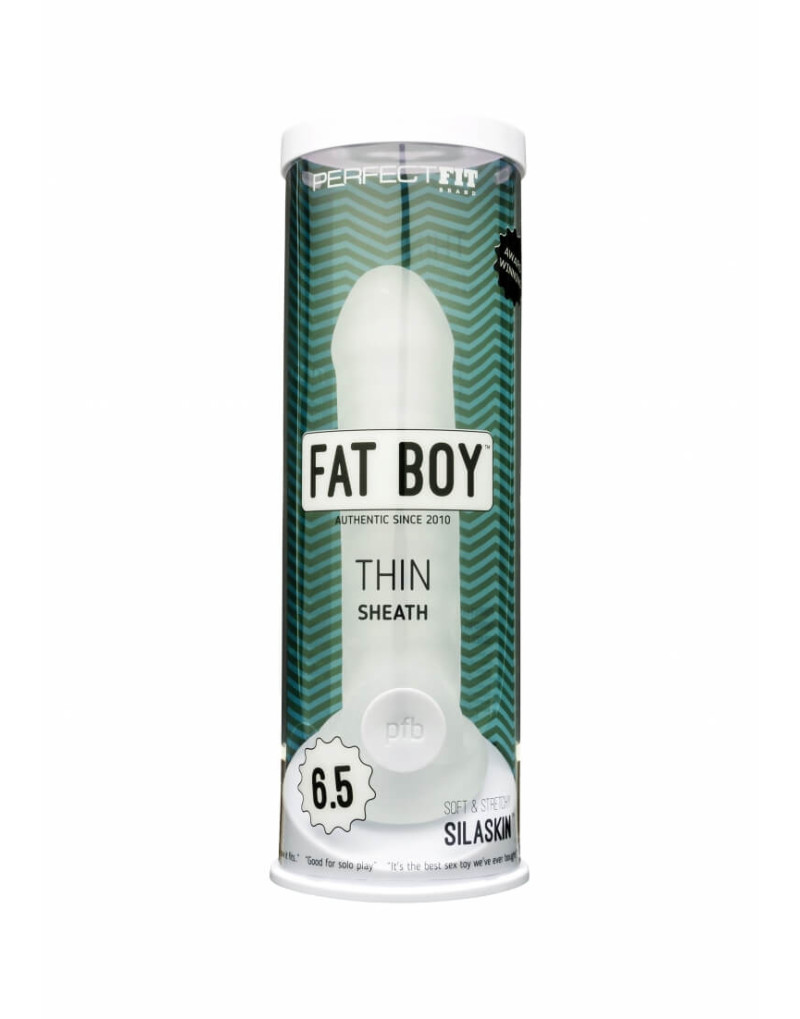 Fat Boy Thin - péniszköpeny (17cm) - tejfehér