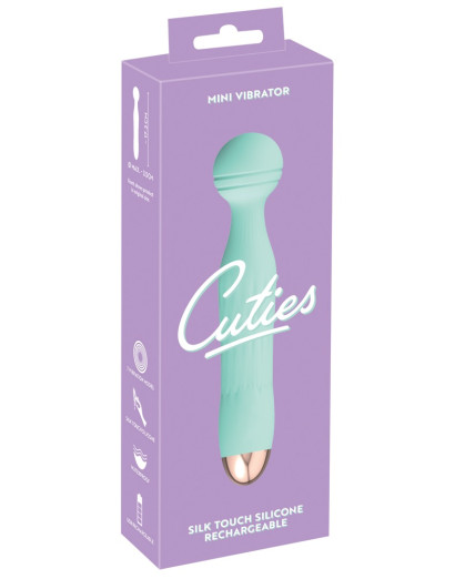 Cuties Mini Wand - akkus, vízálló, masszírozó vibrátor (zöld)