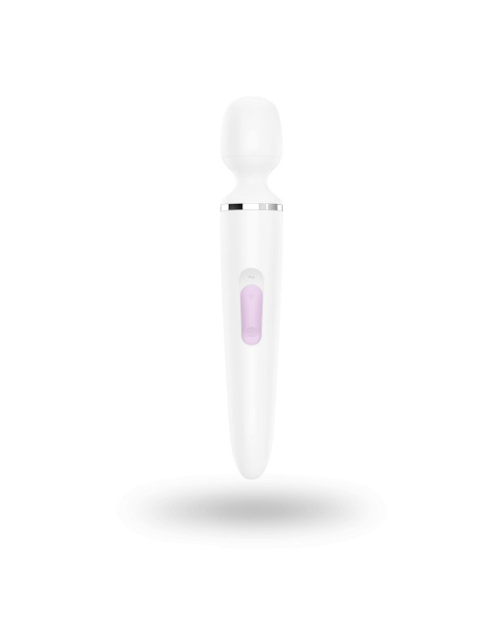 Satisfyer Wand-er Woman - vízálló masszírozó vibrátor (fehér)