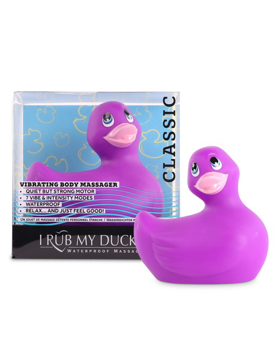 My Duckie 2.0 - játékos kacsa vízálló csiklóvibrátor (lila)