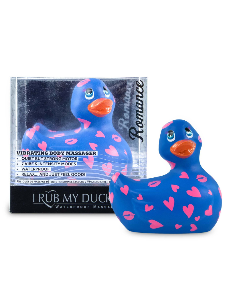 My Duckie Romance 2.0 - vízálló csiklóvibrátor (kék-pink)