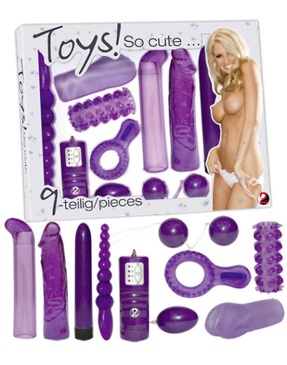 You2Toys - Lila szexmámor - vibrátoros készlet (9 részes)