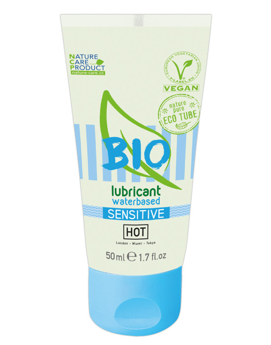 HOT Bio Sensitive - vegán vízbázisú síkosító (50ml)