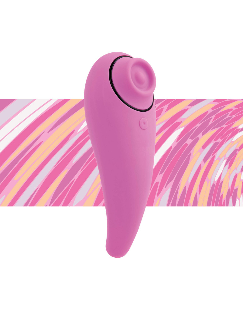 FEELZTOYS Femmegasm - vízálló hüvelyi és csiklóvibrátor (pink)