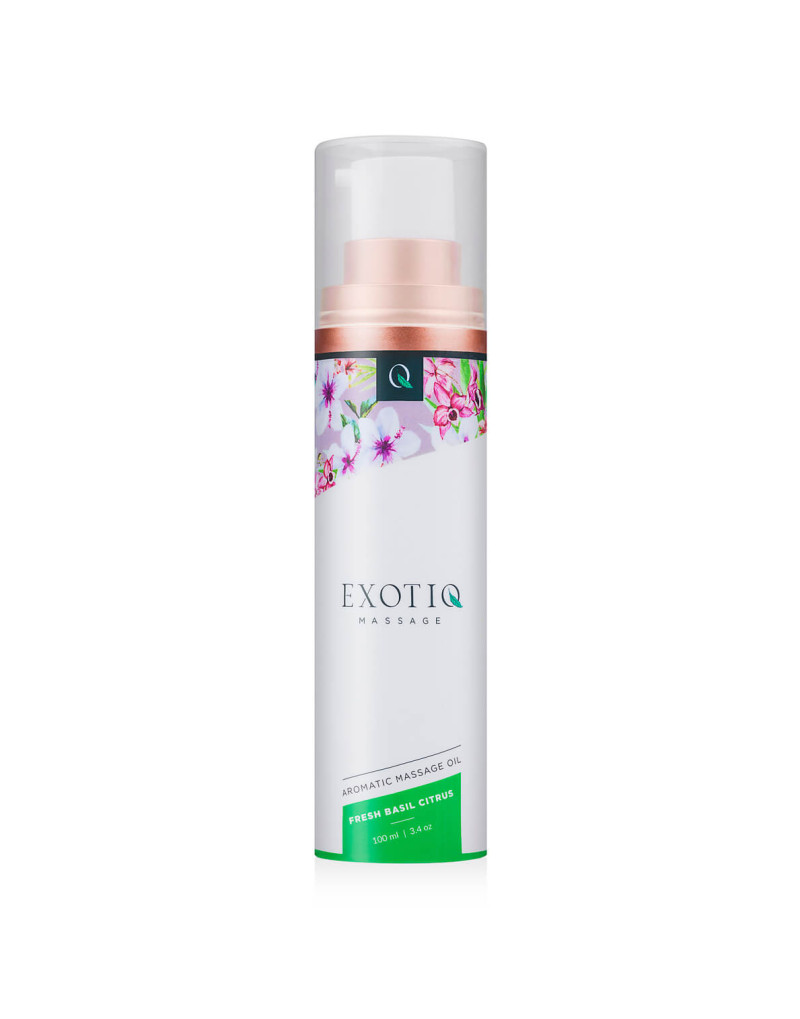 Exotiq - illatos masszázsolaj - bazsalikom-citrom (100ml)