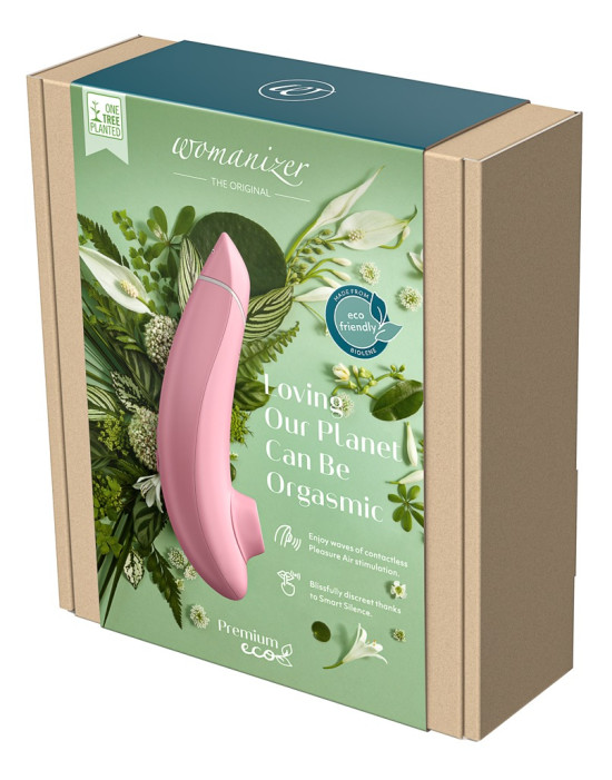 / Womanizer Premium Eco - akkus léghullámos csiklóizgató (pink)