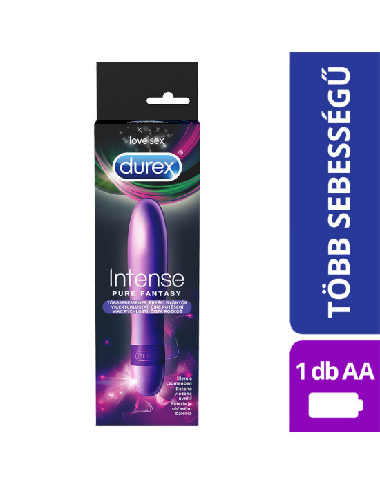 Durex Intense Pure Fantasy - rúdvibrátor (fehér) -